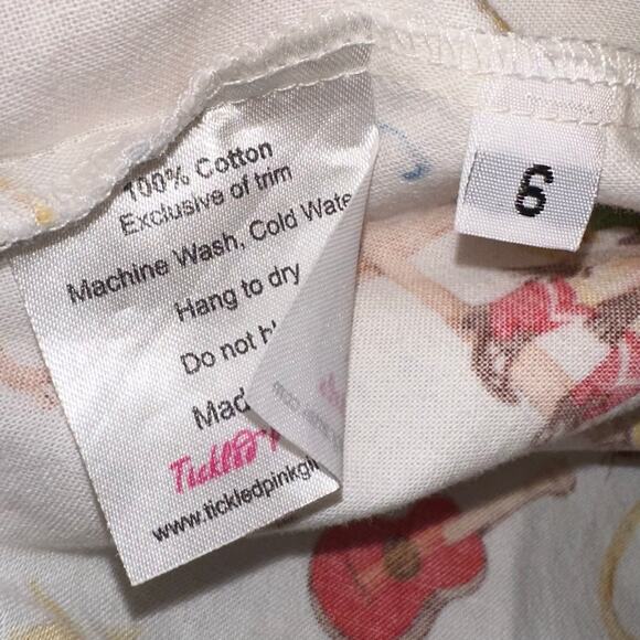 Boutique Girls Western Tickled Pink Rodeo Cowgirl Bell Sleeve Shirt & Dress 6 - Picture 12 of 16